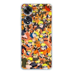 Чохли з принтом НАРУТО на OPPO A60 (Коллаж Наруто)