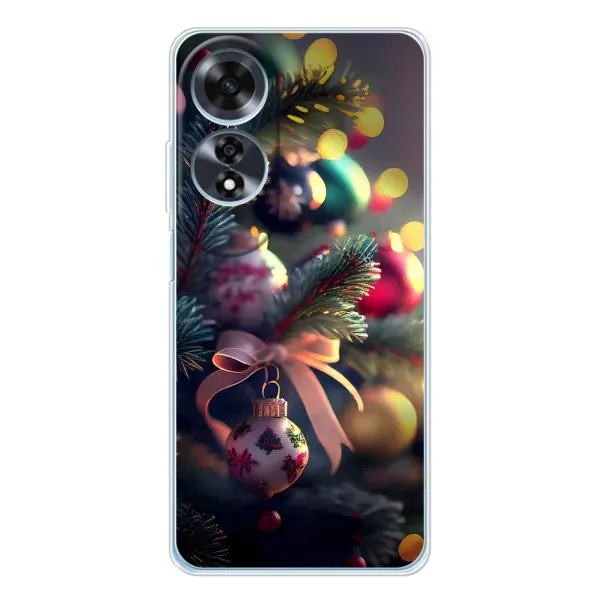 Чехол с рисунком «Красивая елочка» для OPPO A60
