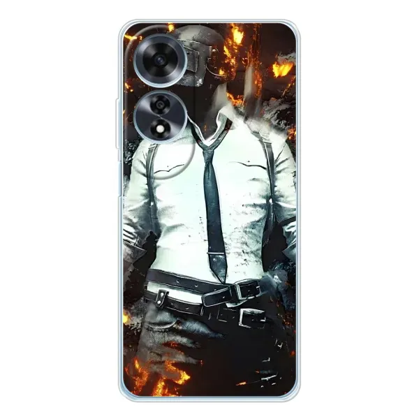 Чехол с рисунком «Man Пубг» для OPPO A60 Чехол с рисунком «Man Пубг» для OPPO A60