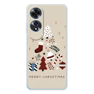 Чехол Санта Клаус для OPPO A60 (Merry Christmas)