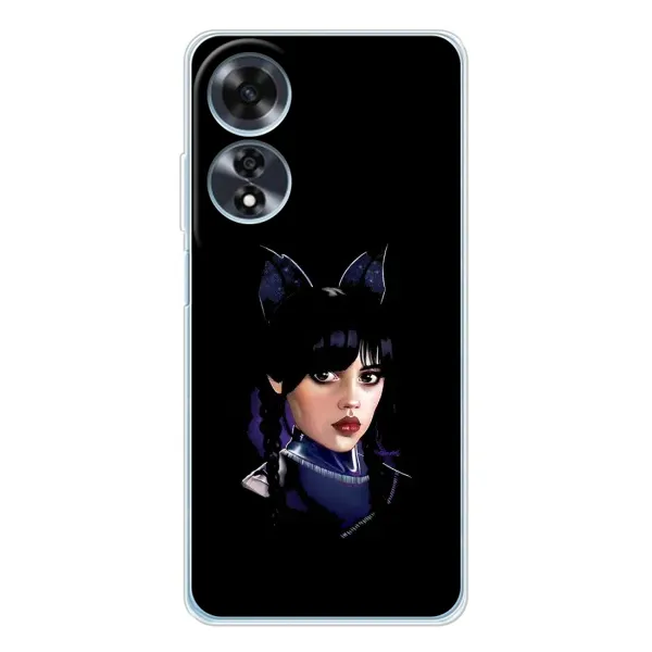 Чехол с рисунком «Милая Уэнсдей» для OPPO A60 Чехол с рисунком «Милая Уэнсдей» для OPPO A60