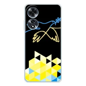 Чехол на OPPO A60 Украинский дизайн (Мир для Украины)