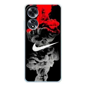Силіконовый Чохол на OPPO A60 з картинкою НАЙК (Nike дим)