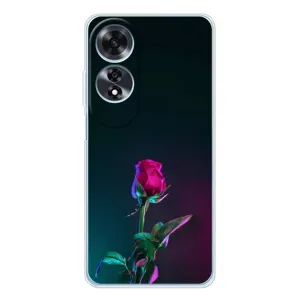Чохли з принтом Троянд для OPPO A60 (Нічна троянда)