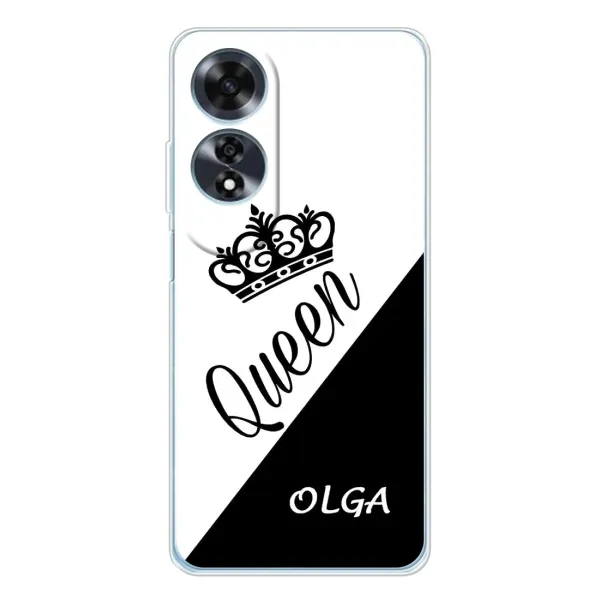 Чехол с рисунком «OLGA» для OPPO A60