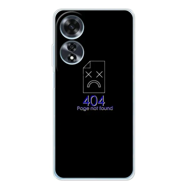 Чехол с рисунком «Ошибка 404» для OPPO A60