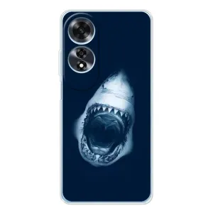 Силиконовый бампер с картинкой животных для OPPO A60 (Пасть Акулы)
