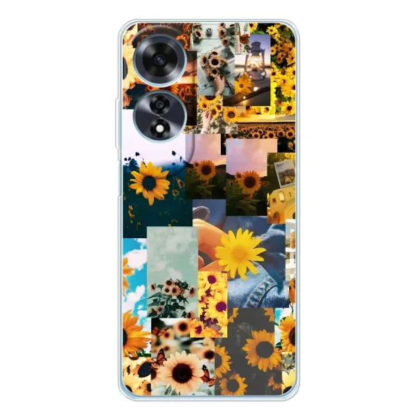 Чехол с рисунком «Подсолнуховый дизайн» для OPPO A60 Чехол с рисунком «Подсолнуховый дизайн» для OPPO A60