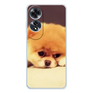 Чехол (ТПУ) Милые собачки для OPPO A60 (Померанский шпиц)