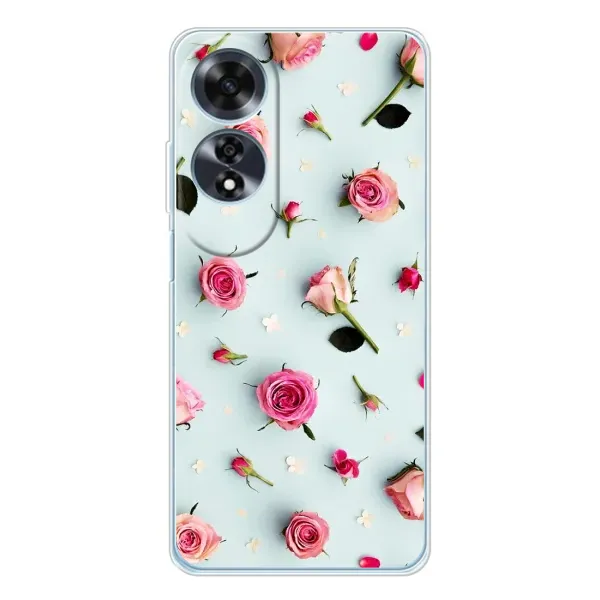Чехол с рисунком «Разные цветы» для OPPO A60 Чехол с рисунком «Разные цветы» для OPPO A60