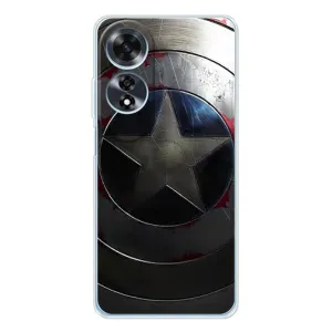 Чохол с Щітом Капітана Америки на OPPO A60 (Ретро Щит Капітана)