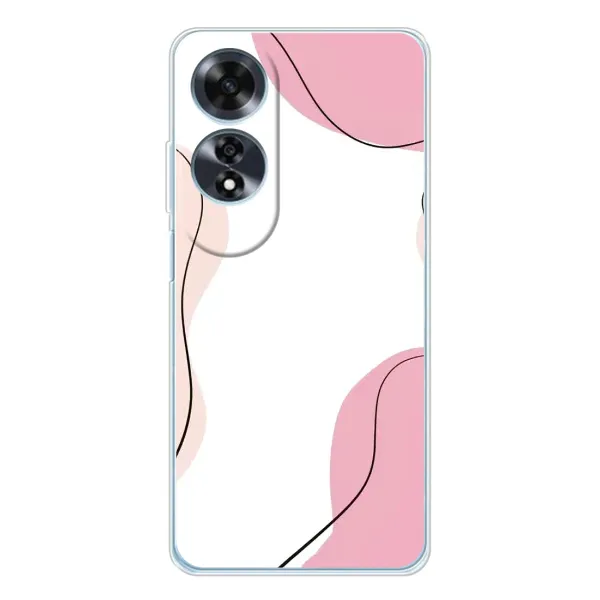 Чохол з малюнком «Рожевий фон» для OPPO A60 Чохол з малюнком «Рожевий фон» для OPPO A60