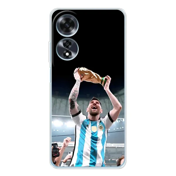 Чехол с рисунком «Счастливый Месси» для OPPO A60