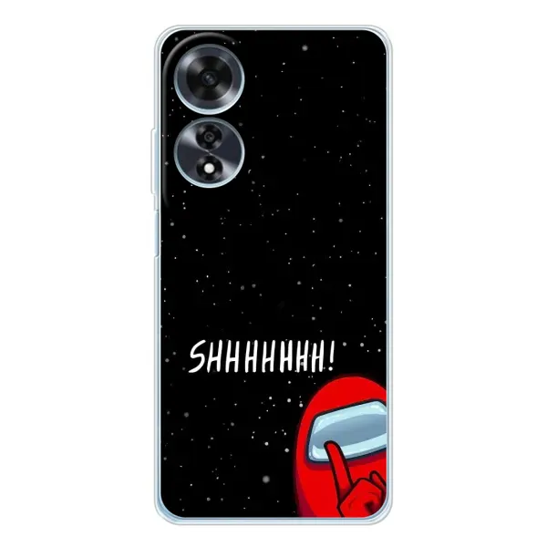 Чехол с рисунком «SHHHHH» для OPPO A60 Чехол с рисунком «SHHHHH» для OPPO A60