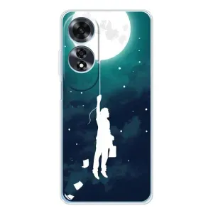 Чехол (ТПУ) с планетами на OPPO A60 (To The moon)