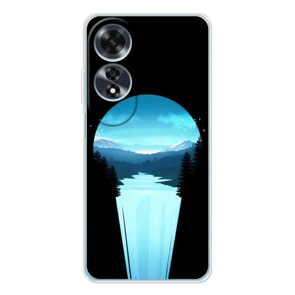 Чехол с рисунком «Синий Водопад» для OPPO A60 Чехол с рисунком «Синий Водопад» для OPPO A60