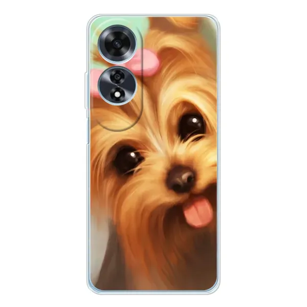 Чехол с рисунком «Йоршенский терьер» для OPPO A60 Чехол с рисунком «Йоршенский терьер» для OPPO A60