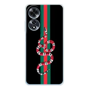 Чохли бренд ГУЧЧІ для OPPO A60 (Змій Гуччі)