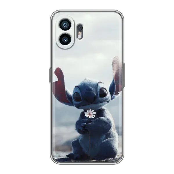 Чохол з малюнком «Стіч з квіткою» для OPPO A6k Чохол з малюнком «Стіч з квіткою» для OPPO A6k