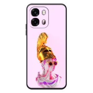 Чехол с Прикольным принтом на OPPO A6s (АРТ Статуя)