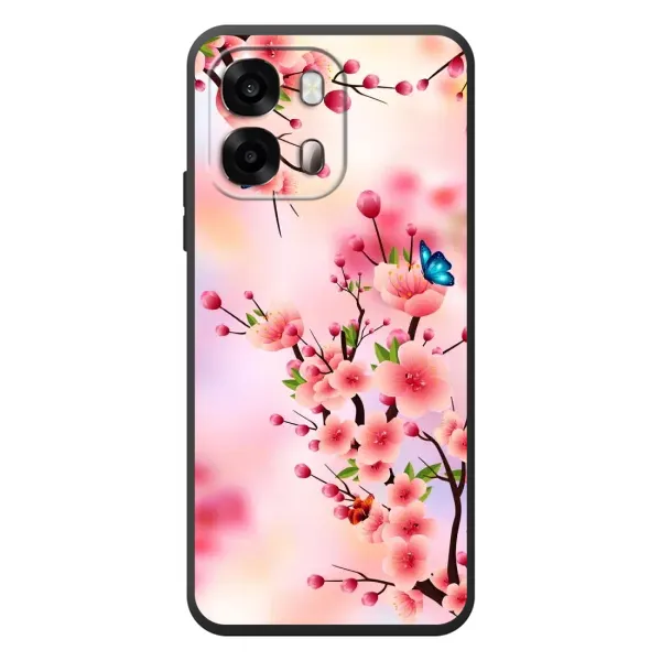 Чехол с рисунком «Бабочки на сакуре» для OPPO A6s Чехол с рисунком «Бабочки на сакуре» для OPPO A6s