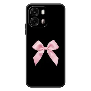 Чехол банты для OPPO A6s (Бант на черном)