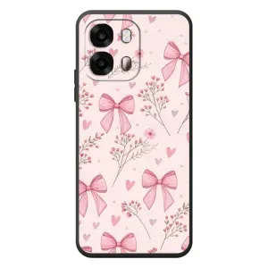 Чехол банты для OPPO A6s (Банты с цветами)