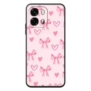 Чехол банты для OPPO A6s (Бантики и сердечки)