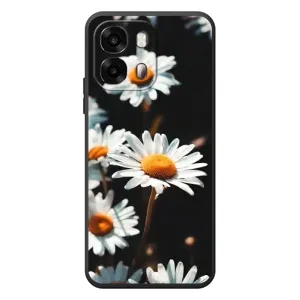 Чехол с ромашками на OPPO A6s (Белые ромашки)