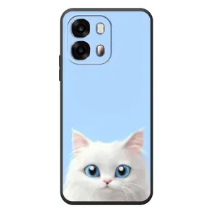 Чохол на тематику: Коти для OPPO A6s (Білий кіт)