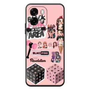Чохли з картинкою для OPPO A6s (BLACK PINK колаж)