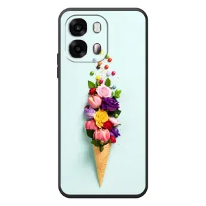 Чехлы с тематикой "ЦВЕТЫ" на OPPO A6s (Цветок-мороженное)