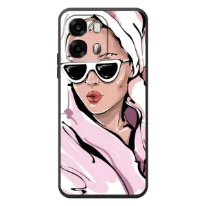 Чохол з картинкою Модні Дівчата OPPO A6s (Дівчина в халаті)