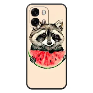 Силіконовий Чохол з Энотами на OPPO A6s (Єнот)