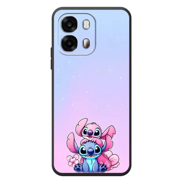 Чехол с рисунком «Энджл и Стич» для OPPO A6s Чехол с рисунком «Энджл и Стич» для OPPO A6s