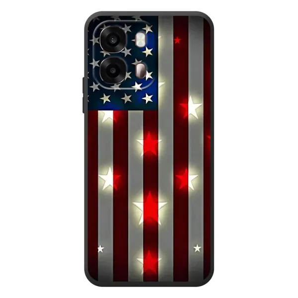 Чехол с рисунком «Флаг США 2» для OPPO A6s Чехол с рисунком «Флаг США 2» для OPPO A6s