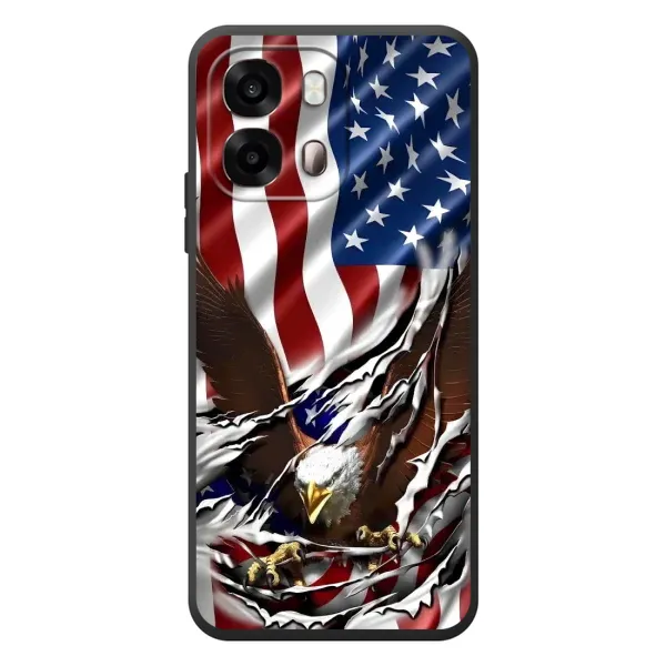 Чехол с рисунком «Флаг USA» для OPPO A6s Чехол с рисунком «Флаг USA» для OPPO A6s