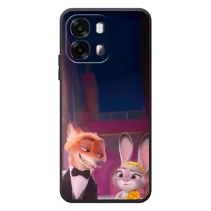 Силиконовый чехол с принтом Зоотрополіс для OPPO A6s (Главные герои)