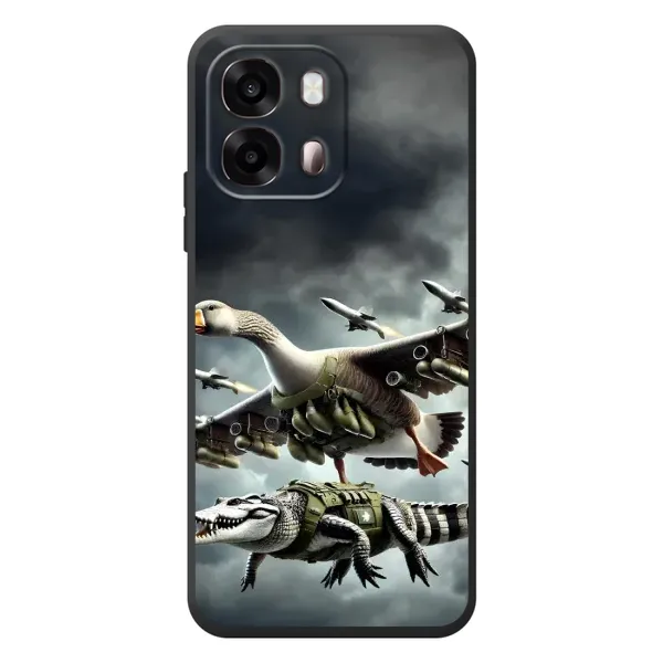Чехол с рисунком «Гусини и крокодило» для OPPO A6s Чехол с рисунком «Гусини и крокодило» для OPPO A6s