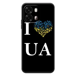 Силиконовый Чехол на OPPO A6s (Я-Украина) (I Love UA)