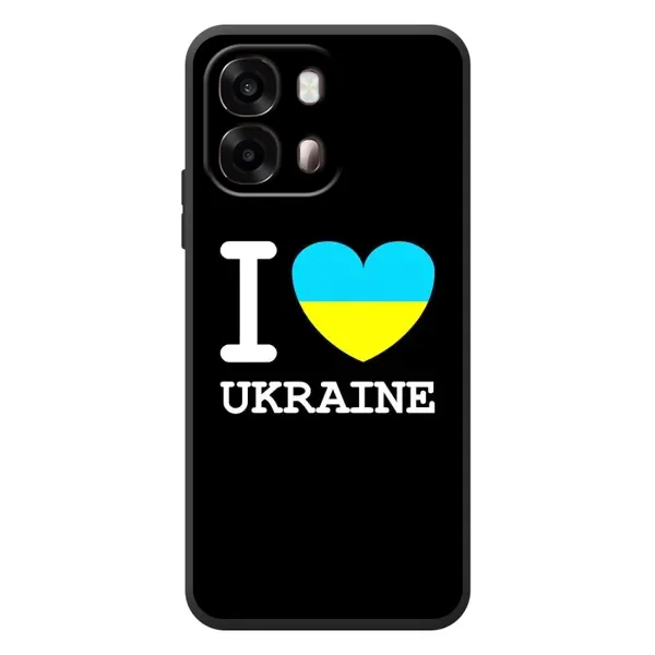 Чехол с рисунком «I Love Ukraine» для OPPO A6s Чехол с рисунком «I Love Ukraine» для OPPO A6s