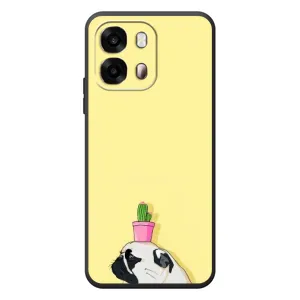 Бампер для OPPO A6s з картинкою "Песики" (Кактус на голові)