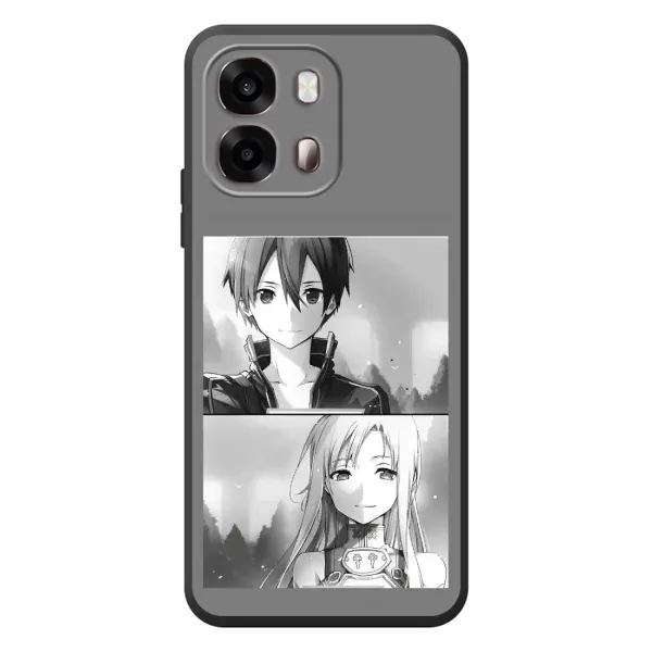 Чехол с рисунком «Кирито-Асуна» для OPPO A6s