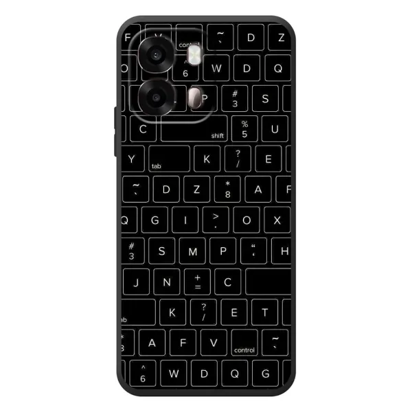 Чехол с рисунком «Клавиатура» для OPPO A6s