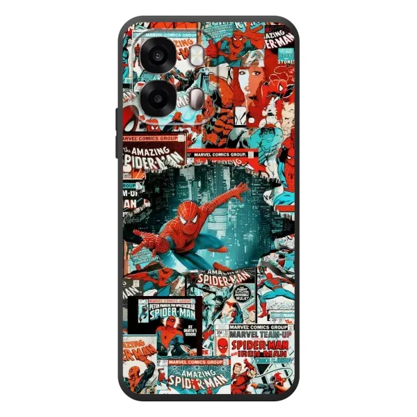 Чехол с рисунком «Комиксы Человек Паук» для OPPO A6s Чехол с рисунком «Комиксы Человек Паук» для OPPO A6s