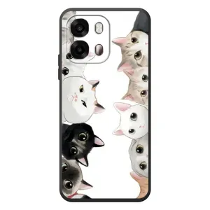 Силіконовий чохол з котиком для OPPO A6s (Коти)