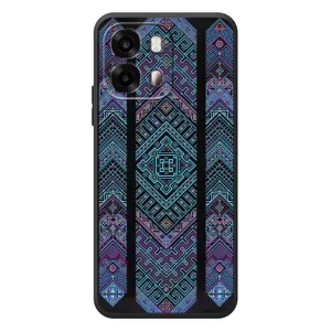 Силиконовый Чехол на OPPO A6s (Крутой орнамент)