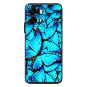 Силіконовий бампер з картинкою звірів для OPPO A6s (Крила метеликів)