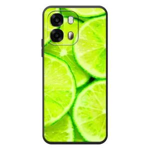 Чехол с изображением вкусной еды для OPPO A6s (Лайм)