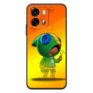 Чохол Бравл Старс для OPPO A6s (LEON в кофті)